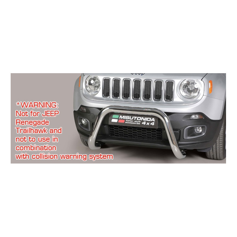 Frontschutzbügel SB JEEP Renegade 2014-17 Misutonida EC/SB/376