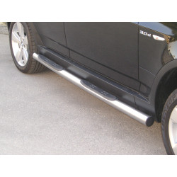 Side bar with steps BMW X3  2003- Misutonida GP/156