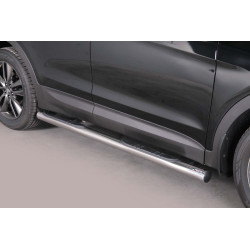 Side bar with steps HYUNDAI Santa Fe 2012- Misutonida GP/333