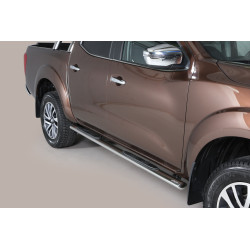 Side bar - oval with steps NISSAN NP 300 Navara  2016-...