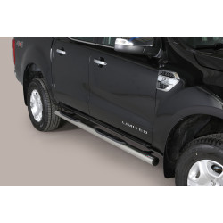 Side bar with steps FORD Ranger  2012-22 Misutonida GP/295