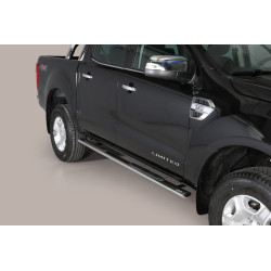 Side bar - oval with steps FORD Ranger  2012-22...