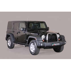 Side bar with steps JEEP Wrangler  2011- Misutonida GP/296