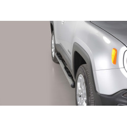 Side bar with steps JEEP Renegade  2014-17 Misutonida GP/376