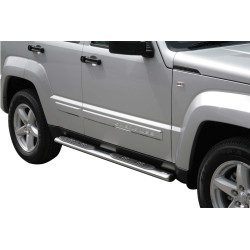 Side bar - oval with steps JEEP Cherokee  2008-...