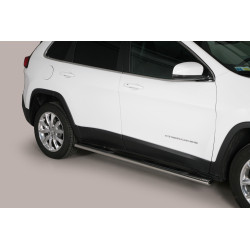 Side bar - oval with steps JEEP Cherokee  2014-...
