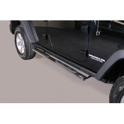 Side bar - oval with steps JEEP Wrangler  2011-...