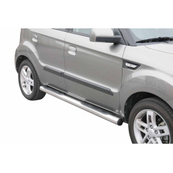 Side bar with steps KIA Soul  2009-13 Misutonida GP/243