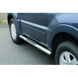 Side bar with steps MITSUBISHI Pajero  2000-06 Misutonida...