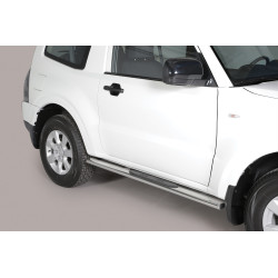 Side bar - oval with steps MITSUBISHI Pajero  2007-...