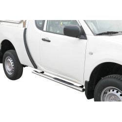 Side bar - oval with steps MITSUBISHI L200  2010-15...