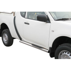 Side bar with steps MITSUBISHI L200  2010-15 Misutonida...