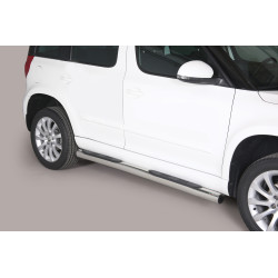 Side bar with steps SKODA Yeti  2010- Misutonida GP/279