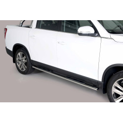 Side bar - oval with steps SSANGYONG Musso  2018-...